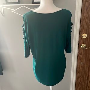 Emerald Green XL mid sleeve length blouse